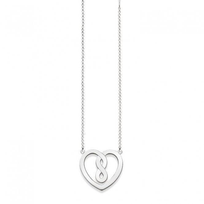 KE1496-001-12-L42v-Glam & Soul Silver Infinity Heart Necklace 42cm-Bella-Luna