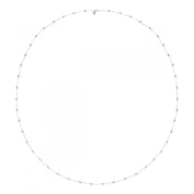 N3223-Najo Acapulaco Asp Oval Bead / Ball Long Necklace-Bella-Luna