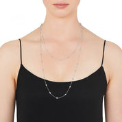 N3223-Najo Acapulaco Asp Oval Bead / Ball Long Necklace-Bella-Luna