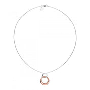 N5169-Najo Tranquila Double Circle Pend + Chain-Bella-Luna