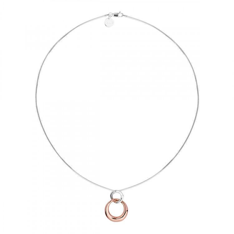 N5169-Najo Tranquila Double Circle Pend + Chain-Bella-Luna