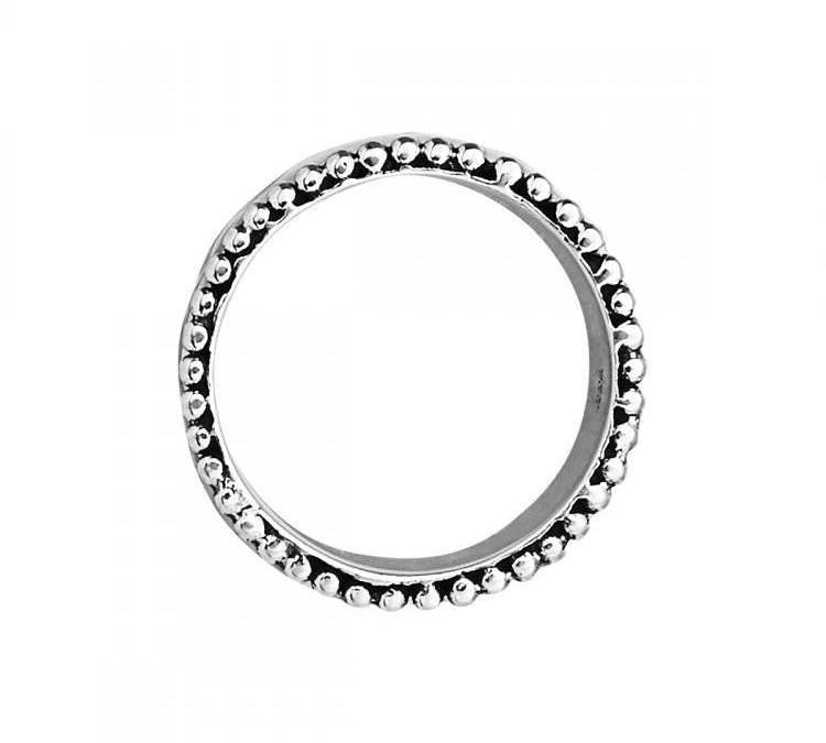  Twist Bead Edge Ring-Bella-Luna