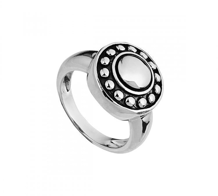 '-Najo Founder Pattern Disc Ring-Bella-Luna