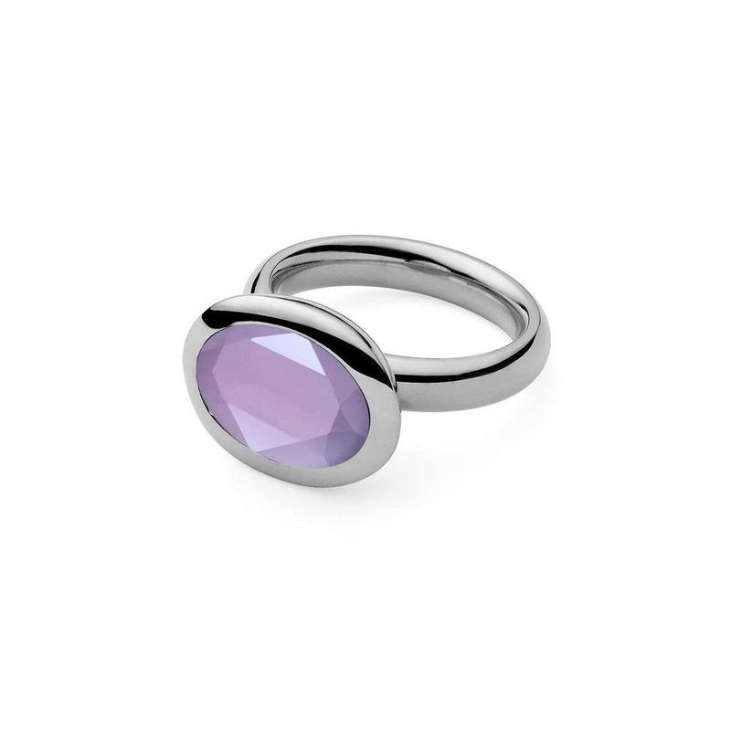Qudo Tivola Small Lilac Stone Ring