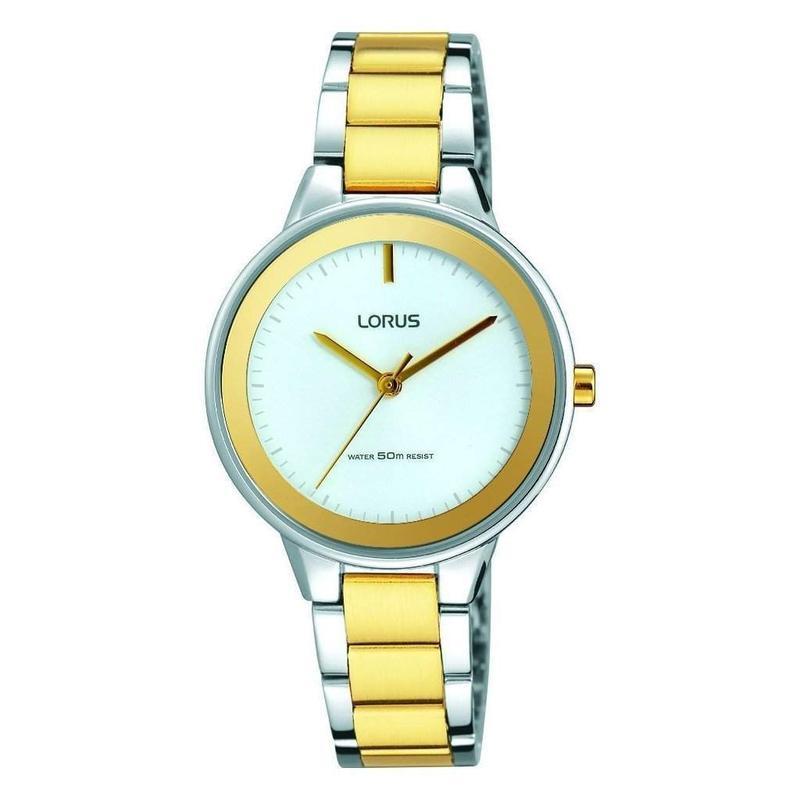 RRS75VX9-Lorus Ladies Dress Stainless Steel and Gold-Bella-Luna