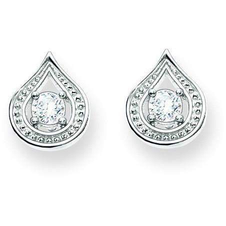 SCH150021-Thomas Sabo Teardrop Stud Earrings-Bella-Luna