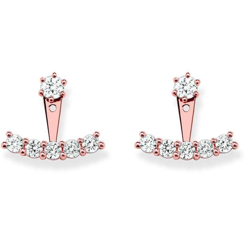 SCH150031-Thomas Sabo Claw Set Ear Jacket Studs-Bella-Luna