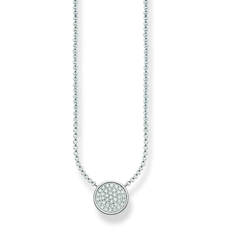 SCKE150150-Thomas Sabo Pave CZ Necklace-Bella-Luna