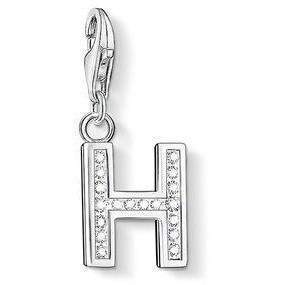 Thomas Sabo CZ Letter H Charm