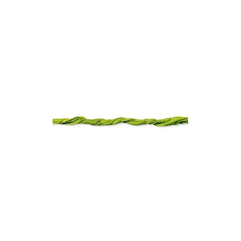 X0151-162-6-Green Silk Ribbon-Bella-Luna