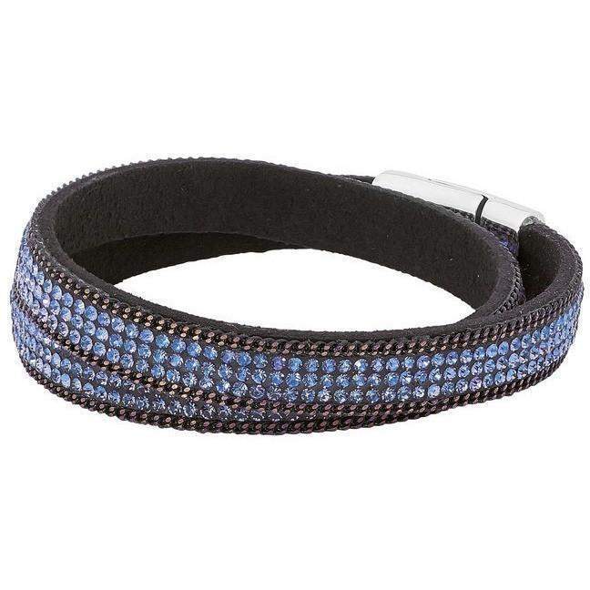 XB043S-Georgini Double Wrap Bracelet 37cm Sapphire-Bella-Luna